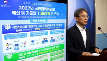 권익위, 내년 지출액 1862억 편성... 공익신고 장려기금도 신설