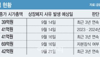 "소액주주 5687명 어쩌나"…시총 미달 '상폐 1호'는 원풍물산