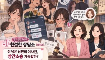서로 '자기야'라 하는데 '여사친'일 뿐이라는 남편…상간 소송 가능할까요[양친소]