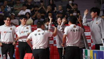 지난 시즌 8위 하림, 3연승 선두 도약…PBA 팀리그 판도 흔든다