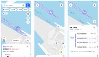 버스처럼 배도 보인다…카카오맵서 연안여객선 실시간 위치 확인