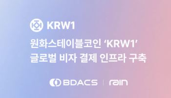비댁스, 비자 결제망에 원화 스테이블코인 'KRW1' 연동 추진