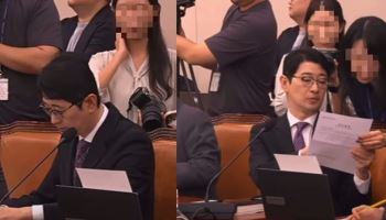 주진우 뒤에서 ‘힐끔’ 수상하더니…“김승원 보좌진이 몰래 엿봐” 발칵
