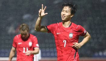 '엄지성 전반 해트트릭' 한국, 카타르에 4-1 대승...AG 4연패 산뜻한 출발