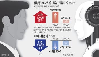 AI 일자리 25만개 늘었지만…수도권 '쏠림', 20대 '소외'