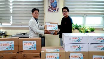 한화토탈에너지스, 추석 맞아 서산 농수산물 83개 고객사에 전달