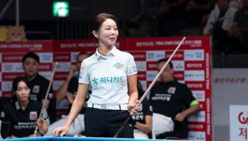 하나카드, 하이원 4대0 완파…PBA 팀리그 3라운드 선두 등극