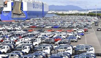 8월 車 수출액 38.5억달러…휴가·파업에 전년비 29.8%↓