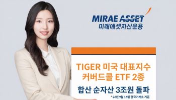 미래에셋, 'TIGER 미국 대표지수 커버드콜 ETF' 2종 순자산 3조원 돌파