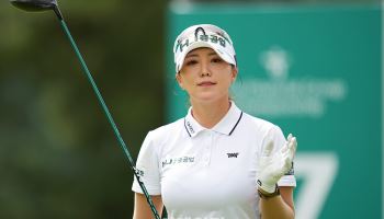 [골프IN화보] 조아연, 하나금융그룹 챔피언십 1라운드 경기 장면