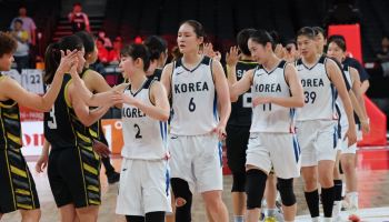 한국 女농구, 말레이시아 66점 차 완파…12년 만의 金 향해 출발