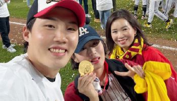 ‘100승 투수’ 임찬규 위해 가족이 뜬다…어머니 시구·누나 시타