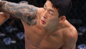 막판 반격도 못 뒤집었다...유주상, 11개월 만의 UFC 복귀전서 석패