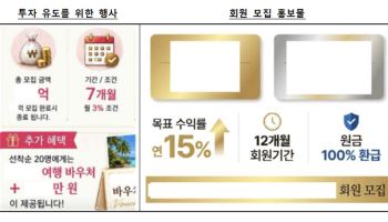 원금보장에 年15%수익?…다단계·협동조합 가장 '가짜 투자' 주의보