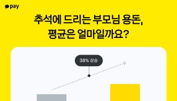 카카오페이 데이터로 본 추석···부모님께 보낸 용돈 평균은?