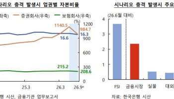 "코스피 40% 급락해도 시스템 리스크 제한적"