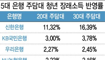 대출시 청년 미래소득 100명 당 1명꼴 반영한 은행 