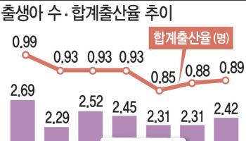 출생아 25개월 연속 증가…올해 합계출산율 0.9명 넘을까
