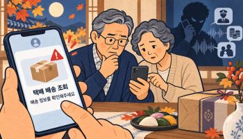 "택배 문자 눌렀다가 2억 피해"…추석연휴 부모님 노리는 보이스피싱 수법 5가지