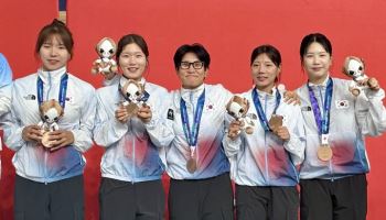 남녀 사이클 단체추발 동반 동메달…여자 8년 만에 시상대