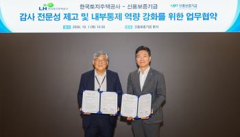 신용보증기금·토지주택공사, 감사전문성 위해 맞손