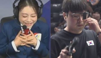 "진짜 죽는 줄”…김예지, 7세 연하 남편 금메달에 환호