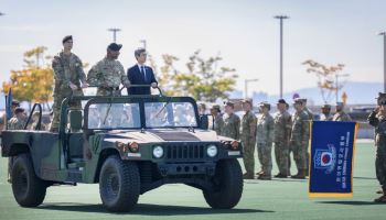 강신철, 캠프 험프리스 방문…'DMZ 지뢰 폭발' 논의