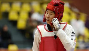 태권도 곽민주·안향식, 아시안게임 동메달… 결승 문턱서 분패