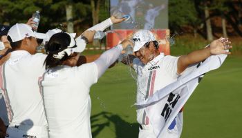 "프로 인생 1년 반 지켰다"…외신도 주목한 김주형 AG 금메달과 병역 혜택