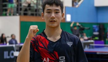 두 번의 예선 탈락 뒤 우승…길민석, 조대성 꺾고 프로탁구 정상