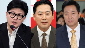 차기 보수 대통령감은…한동훈 18.7%·장동혁·오세훈 12.3% 