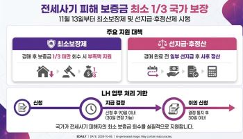 전세사기 집 경매로 헐값에 팔려도…보증금 3분의 1 국가가 보전해준다