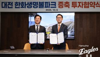 대전 한화생명 볼파크, 3000석 늘려 2만석 규모로 증축