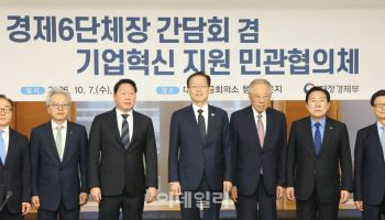 경제6단체장 이형일 경제부총리와 간담회…기업 투자 협조 당부