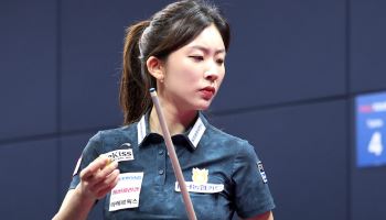 두 세트 내주고 내리 세 세트…정수빈, 프로 첫 우승까지 한 걸음