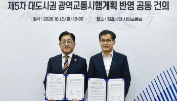 김포시·양천구, 서울2호선 김포연장 협력…건의문 대광위에 제출