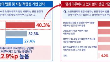 '도대체 누가 사용자냐'…기업 10곳 중 4곳 "노동위 판정 부적절"