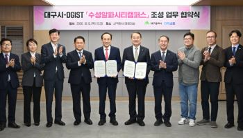 DGIST, 수성알파시티에 AI캠퍼스 추진…3539억 규모 구상