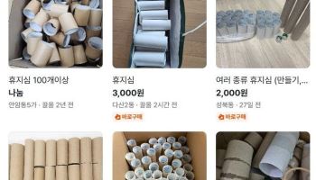 중고거래서 불티나게 팔리는 100원 '휴지심'...어디에 써요?