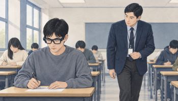 겉은 뿔테, 속은 카메라였다…'AI 안경' 쓴 논술 응시생 연달아 적발
