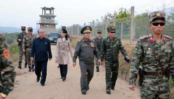 김여정·박정천 전방 시찰…北 반격 위협에 DMZ 긴장 고조