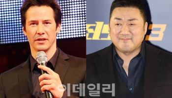 '존 윅' 키아누 리브스, 마동석 만날까…미국판 '악인전' 출연