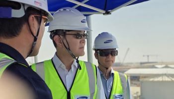이재용, UAE 발전소 현장 찾아…중동서 AI·에너지 신사업 확대 모색