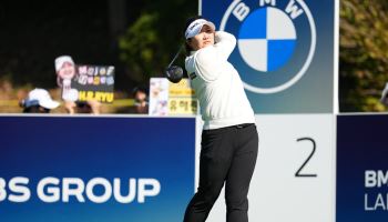유해란, 고향서 LPGA 시즌 3승 노린다…강풍 뚫고 1타 차 공동 3위