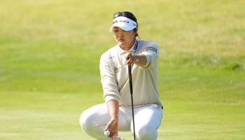 '이글 2방' 유해란, BMW 레이디스 챔피언십 단독 선두…'시즌 3승 정조준'