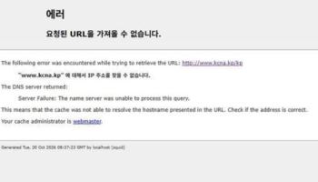 北 사이트 40곳 줄줄이 먹통…美업체가 지목한 원인은
