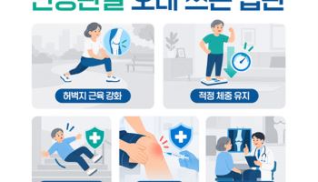 인공관절 수술 뒤에도 관리 계속…낙상·감염 막고 정기검진