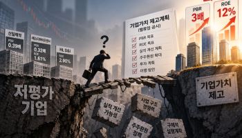 저평가 꼬리표 떼려 밸류업 공시…PBR 3배·ROE 12% 달성 가능할까