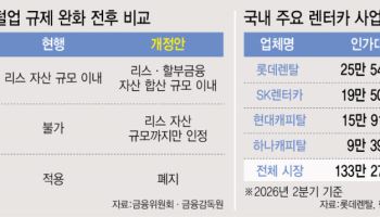 캐피탈사 렌털 족쇄 푼다…렌터카업계 반발 속 시장 재편 예고