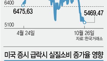 소비 부진에 증시 급락까지…지갑 더 닫힐라